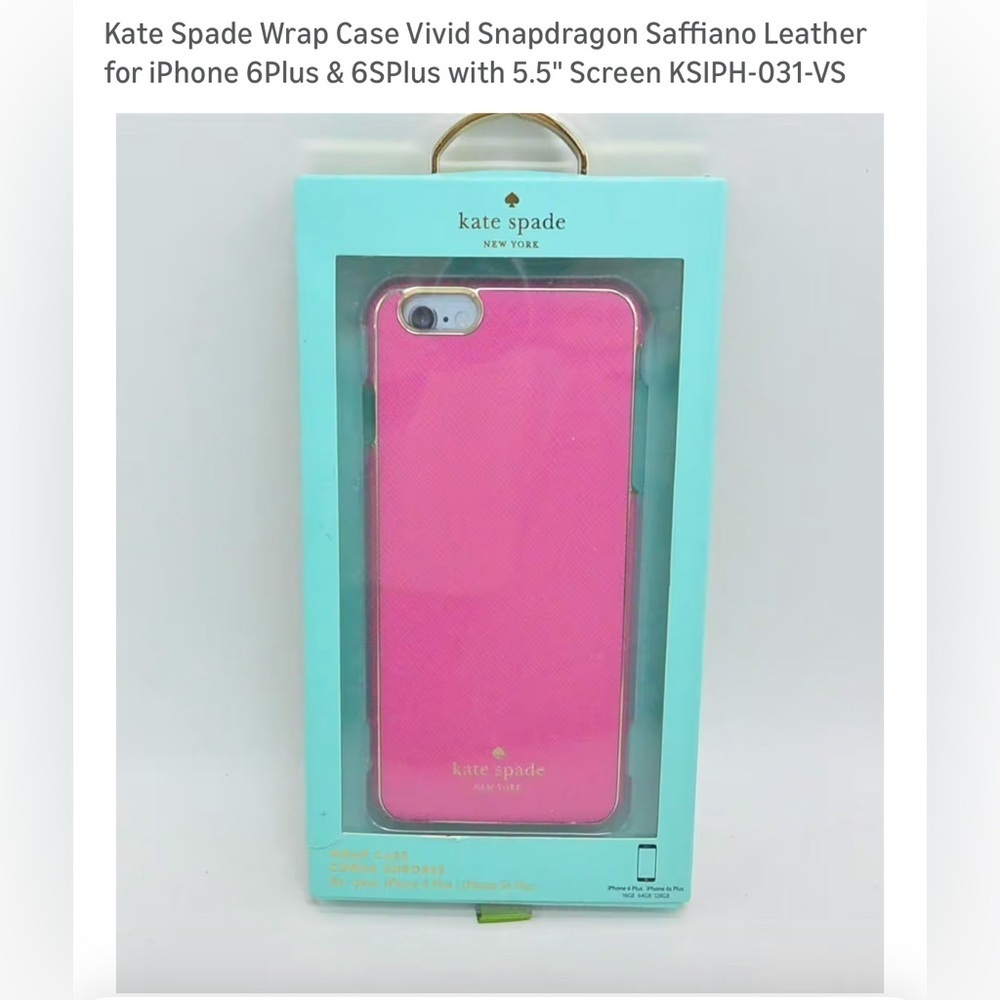 Kate Spade Pink iPhone 6/6S Plus Wrap Case
New - Safety Cover